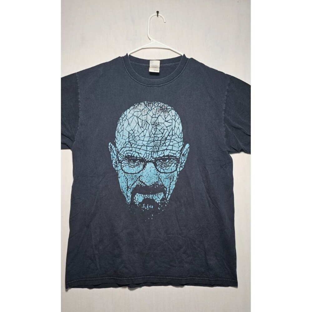 Fruit Of Loom T-Shirt Men's Size Large Short Sleeve Dark Blue 100% Cotton